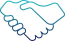 icon of two hands shaking