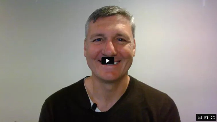 Still of video of Jake Haunty